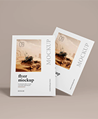 Leaflet Mockup Psd