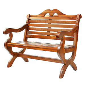 Outdoor Slatted Bench