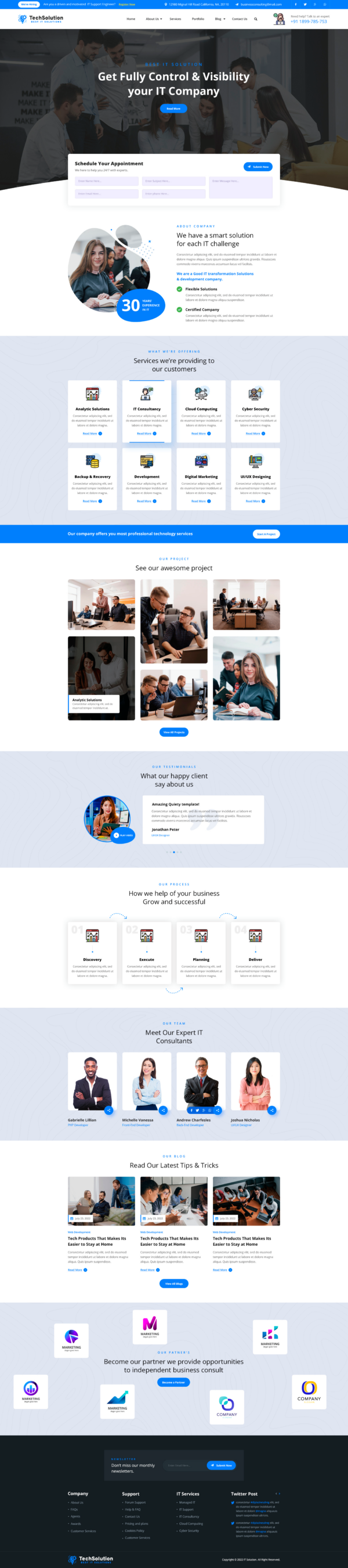 IT Solutions WordPress Theme