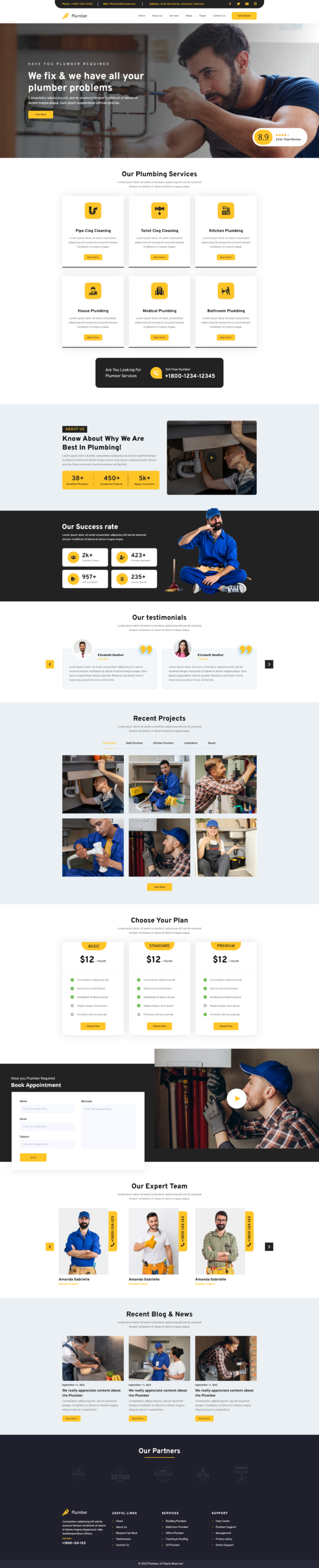 Contractor WordPress Theme