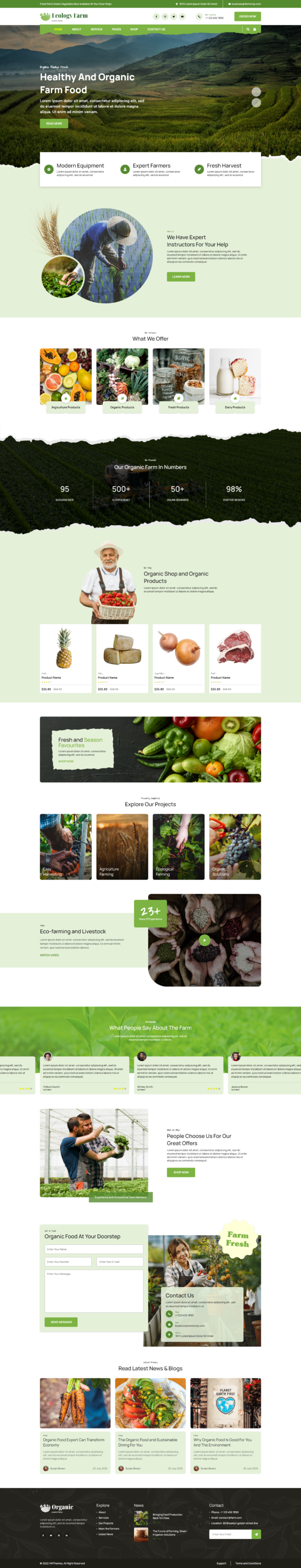 Eco Nature WordPress Theme