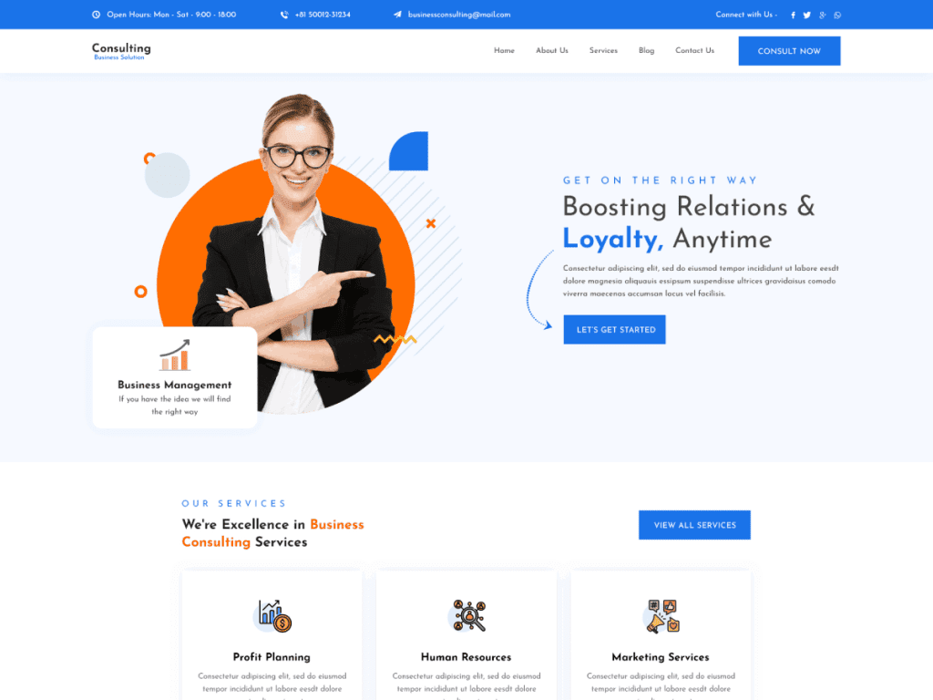 Business WordPress Theme