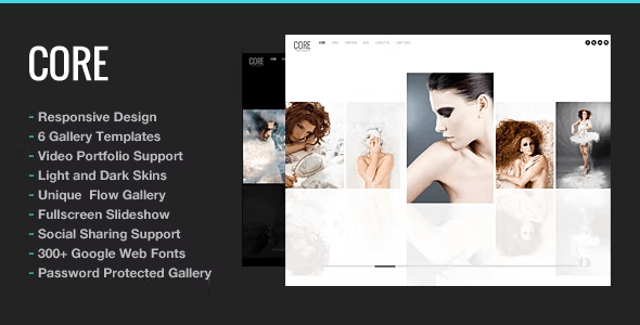 Photography WordPress Theme (Core)