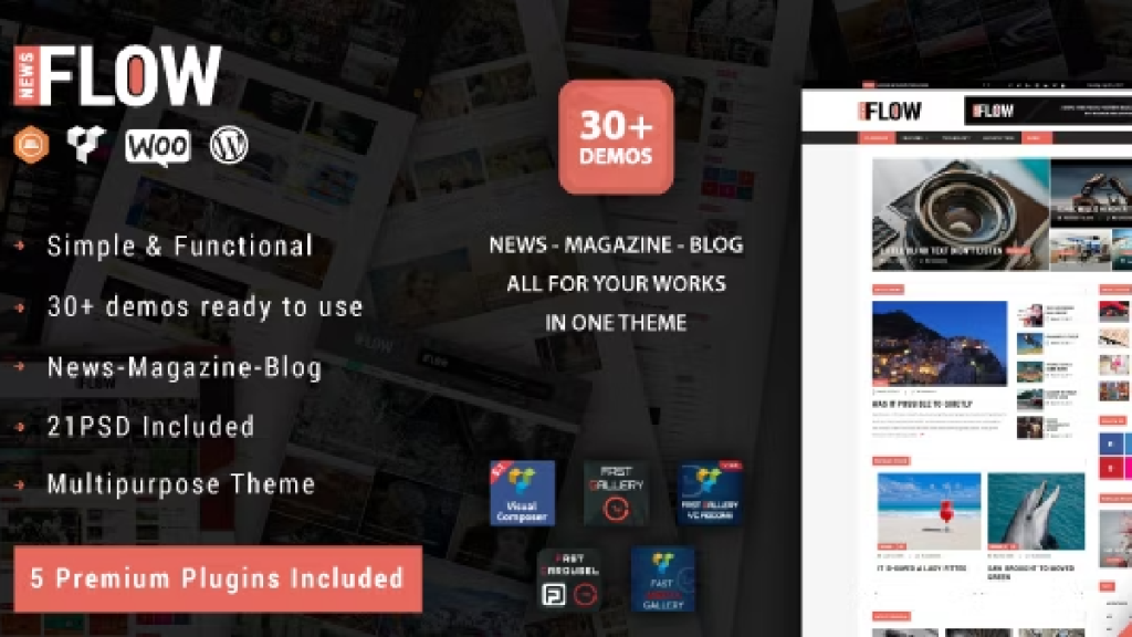 flownews wordpress theme