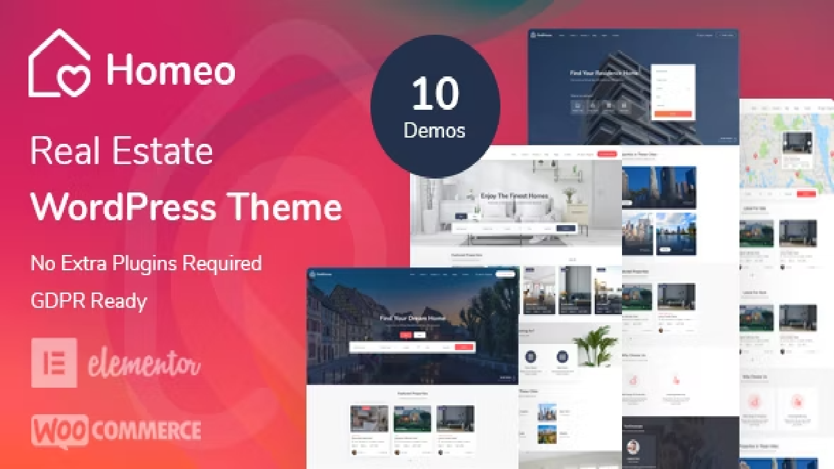 homeo real estate wordpress theme