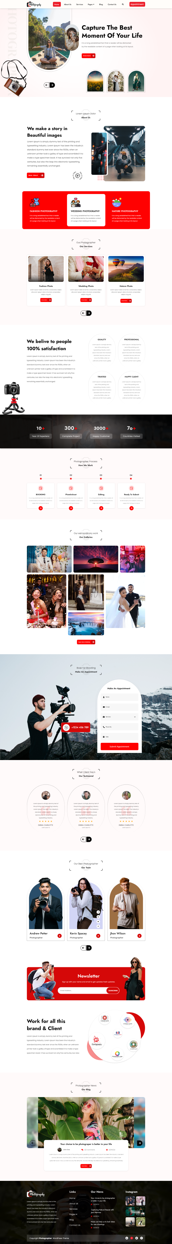 Photographer Studio WordPress Theme