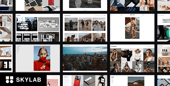 Responsive Creative Portfolio WordPress Theme (Skylab)