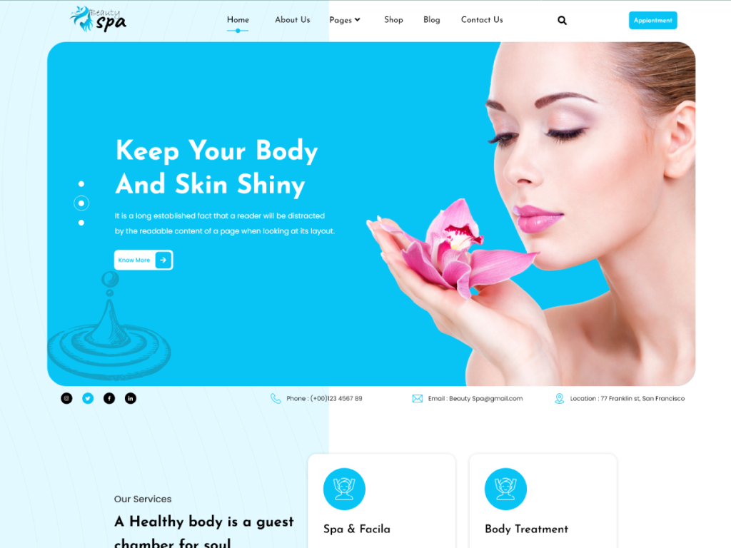 Spa WordPress Theme