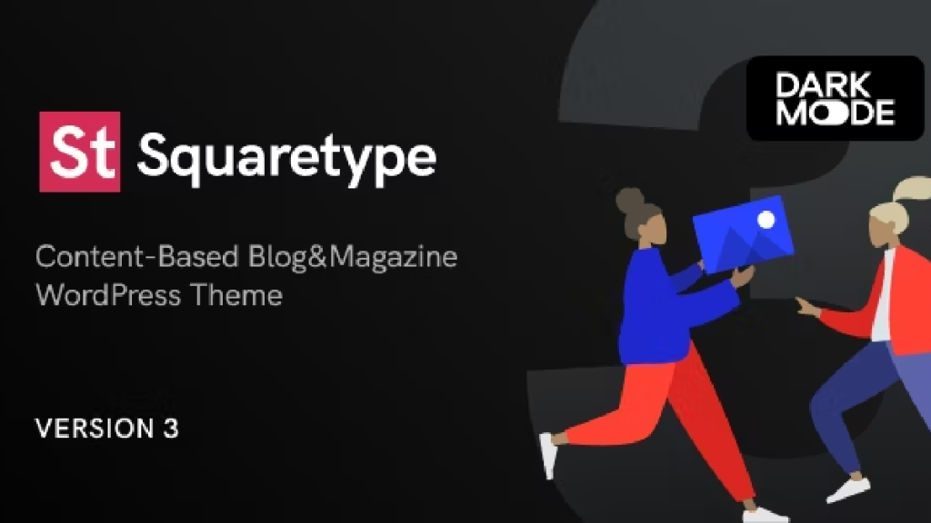 squaretype wordpress theme