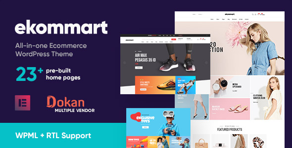 ekommart ecommerce wordpress theme