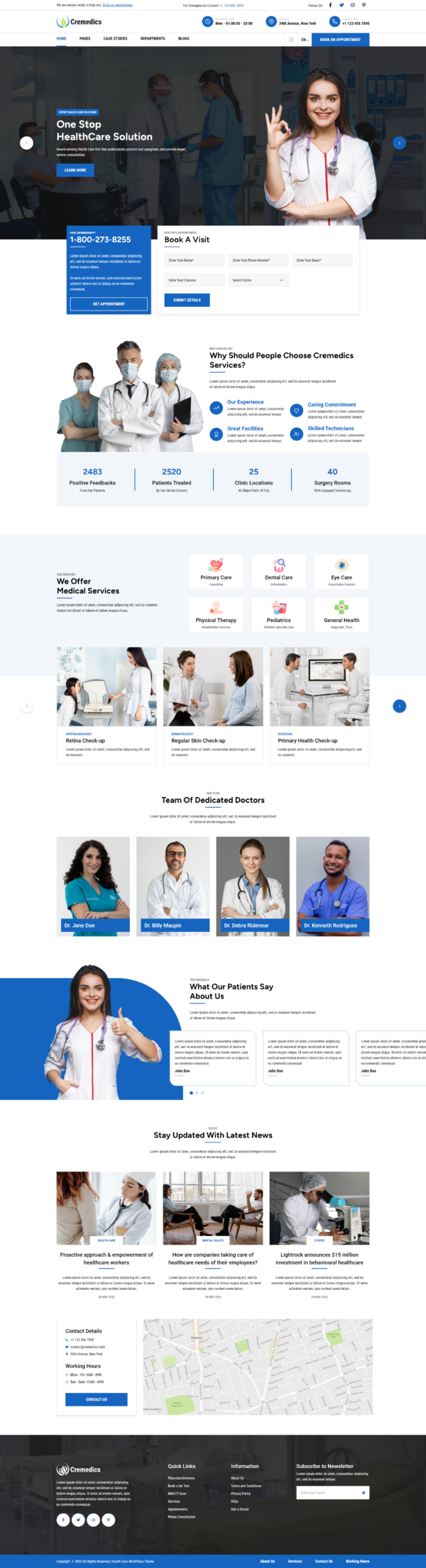 Healthcare WordPress theme