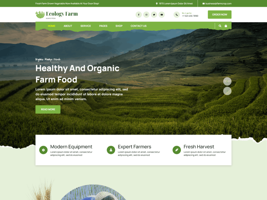 Nature WordPress Theme