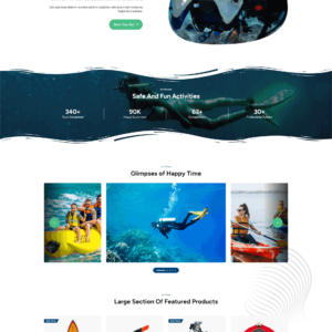 Scuba Diving WordPress Theme