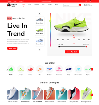 Shoes Store WordPress Theme