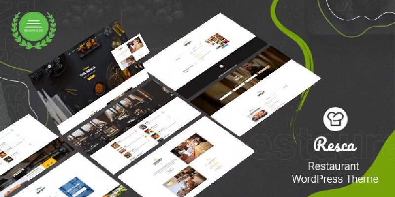 wordpress restaurant theme resca