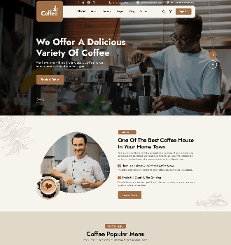 Coffee Shop WordPress Theme