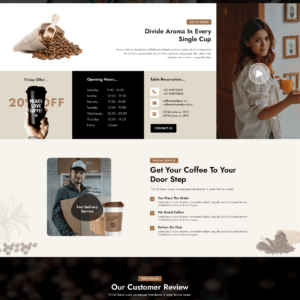 Coffee Shop WordPress Theme