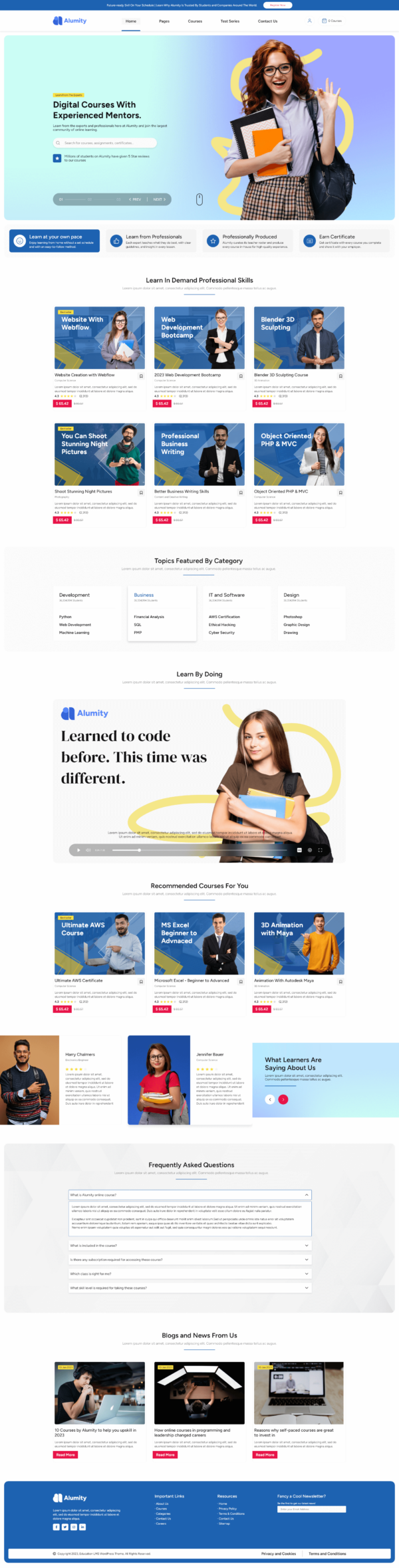 LMS WordPress Theme