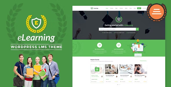 LMS WordPress theme elearning wp