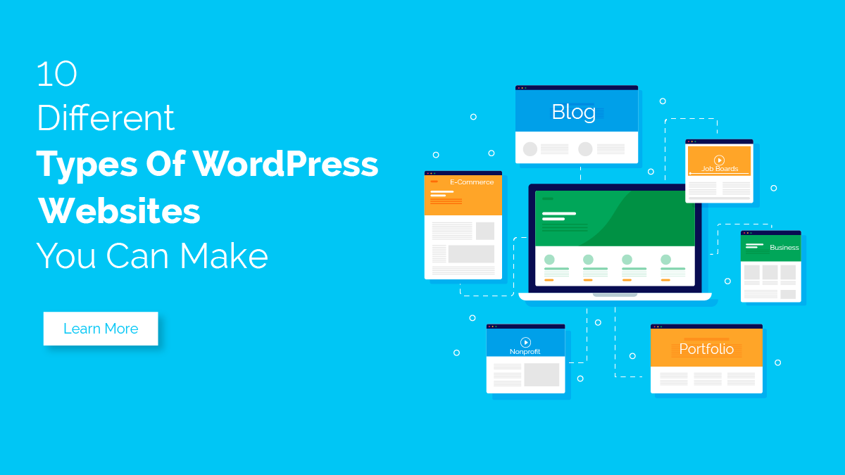 types of wordpress websites