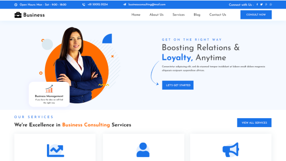 free business wordpress theme