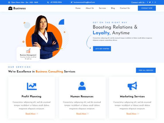 free-business-wordpress-theme