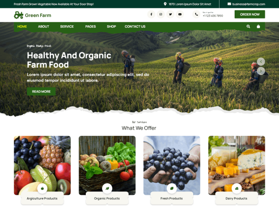 free-farm-wordpress-theme