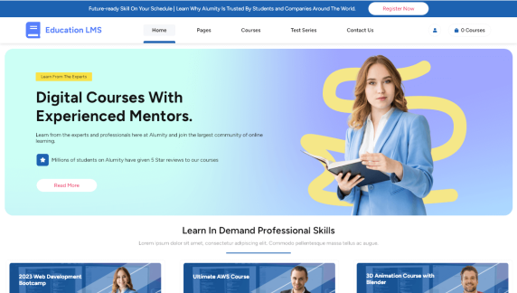 free education wordpress theme