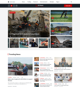 Editorial WordPress Theme