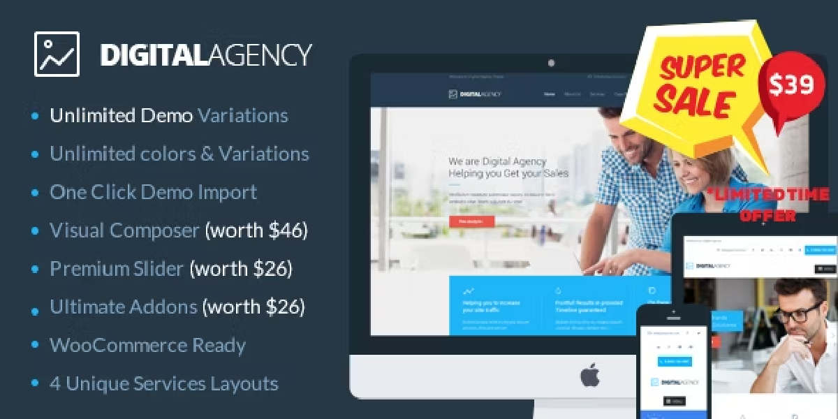 digital agency theme