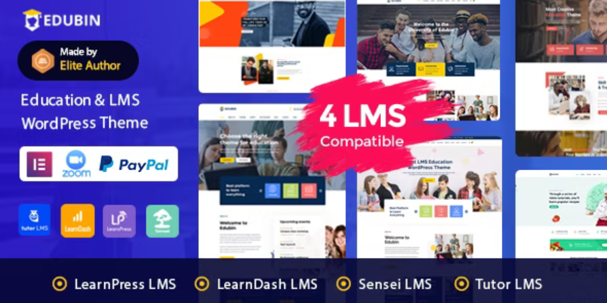 edubin education lms wordpress theme