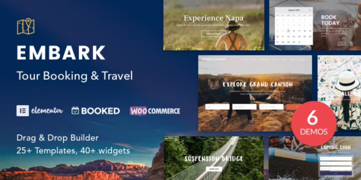 embark wordpress theme for tour companies