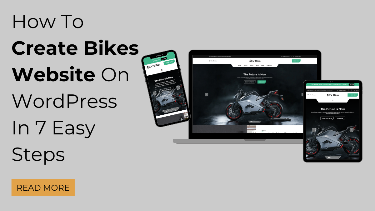 create bikes website