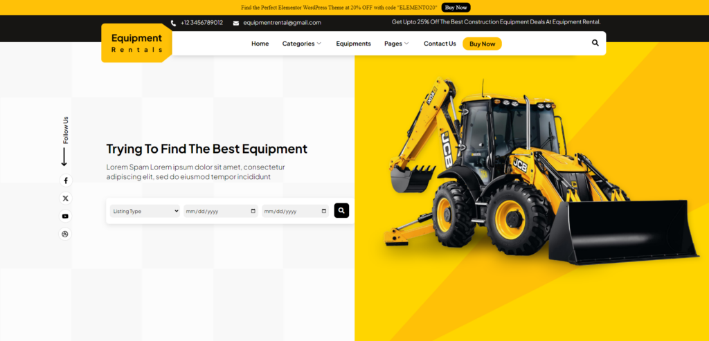 equipment-rental-wordpress-theme