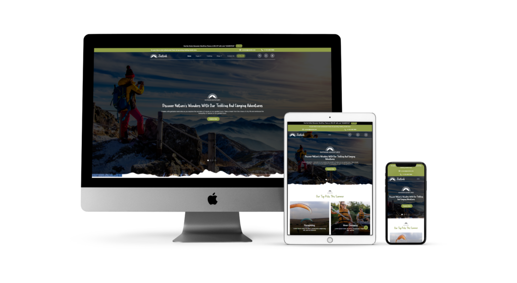 hiking wordpress themes