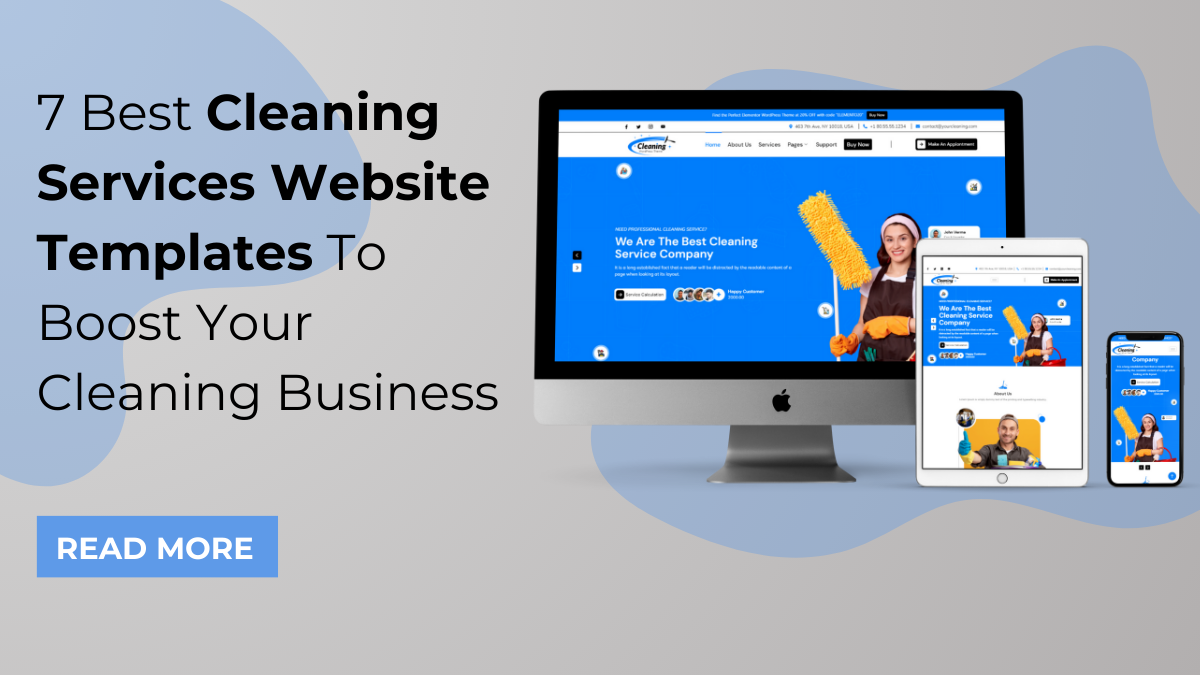 7 Best Cleaning Services Website Templates To Boost Your Cleaning Business