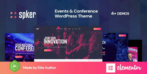 Spker - Conference & Event WordPress Theme By Opal WP