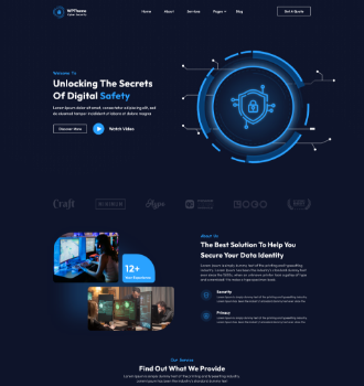 Cyber Security WordPress Theme