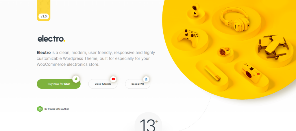 electro electronics store woocommerce theme