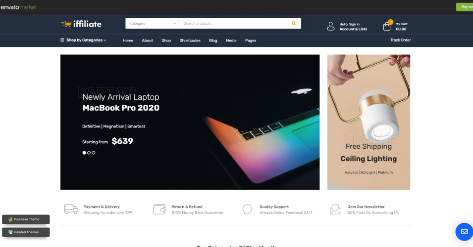 iffiliate woocommerce wordpress theme