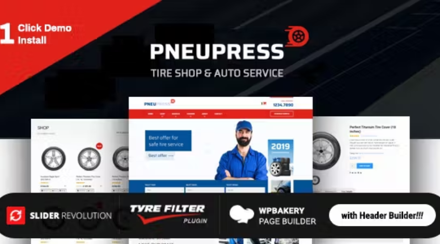 pneupress-auto-repair-shop-website-templates