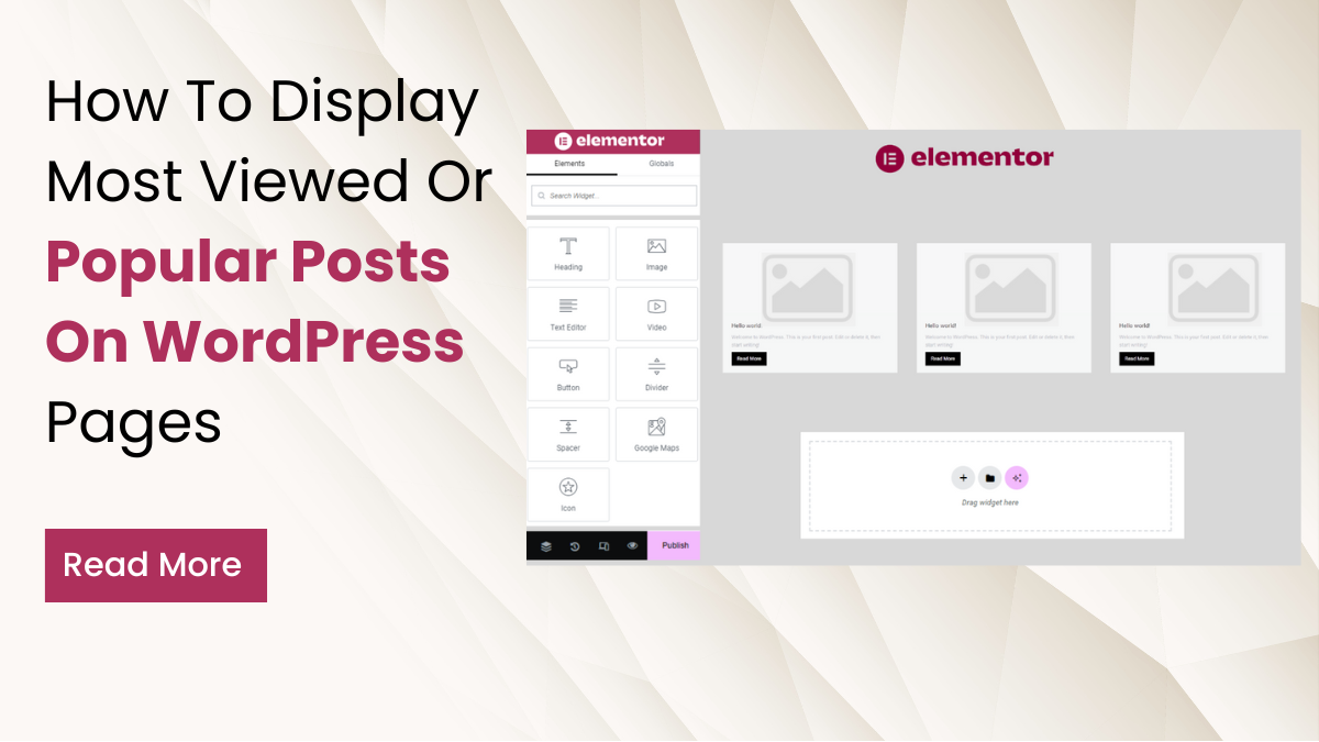 How To Display Most Viewed Or Popular Posts On WordPress Pages