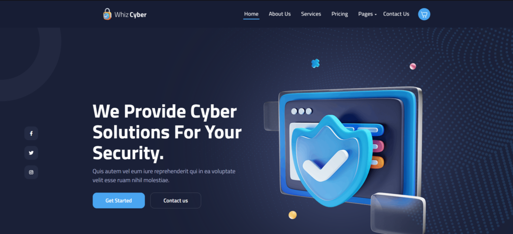 whizcyber best cyber security wordpresss theme