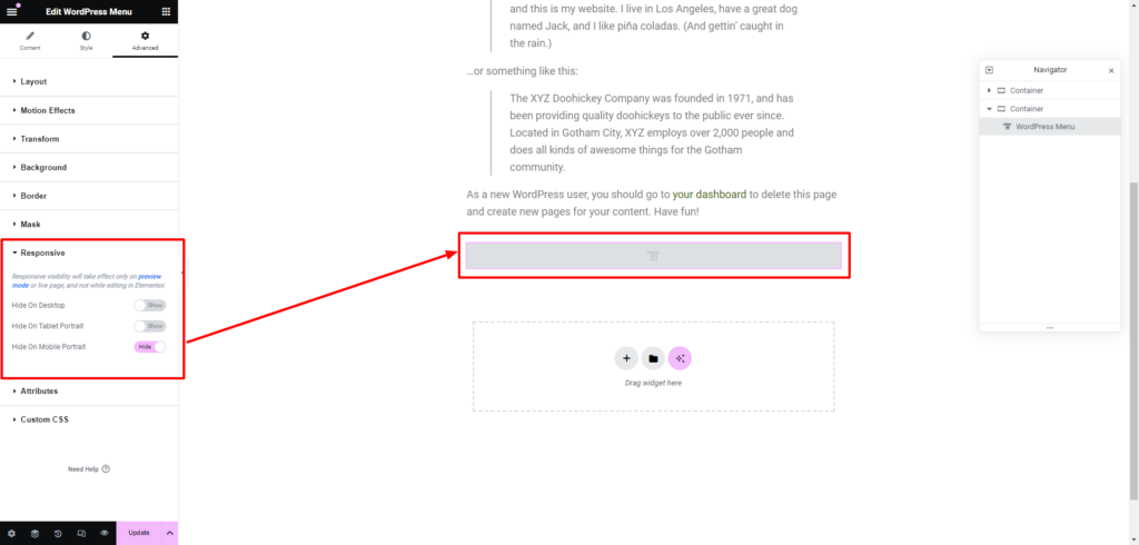 configure-responsive-setting