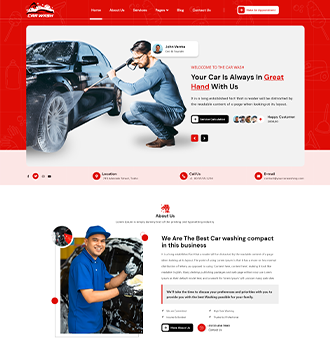 Car Wash WordPress Theme