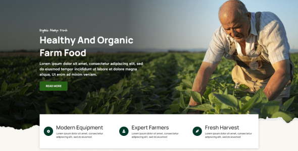 Green Farm WordPress Theme