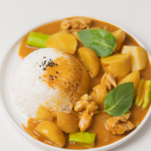 Rice With Stewed Vegetables